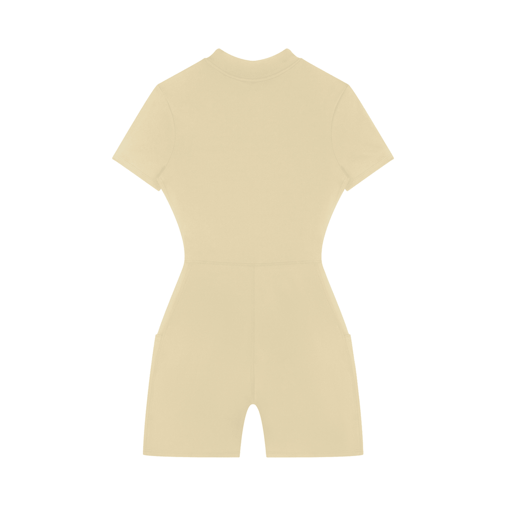 GRANTED Women's Quarter-Zip Romper - GRANTED STUDIOS