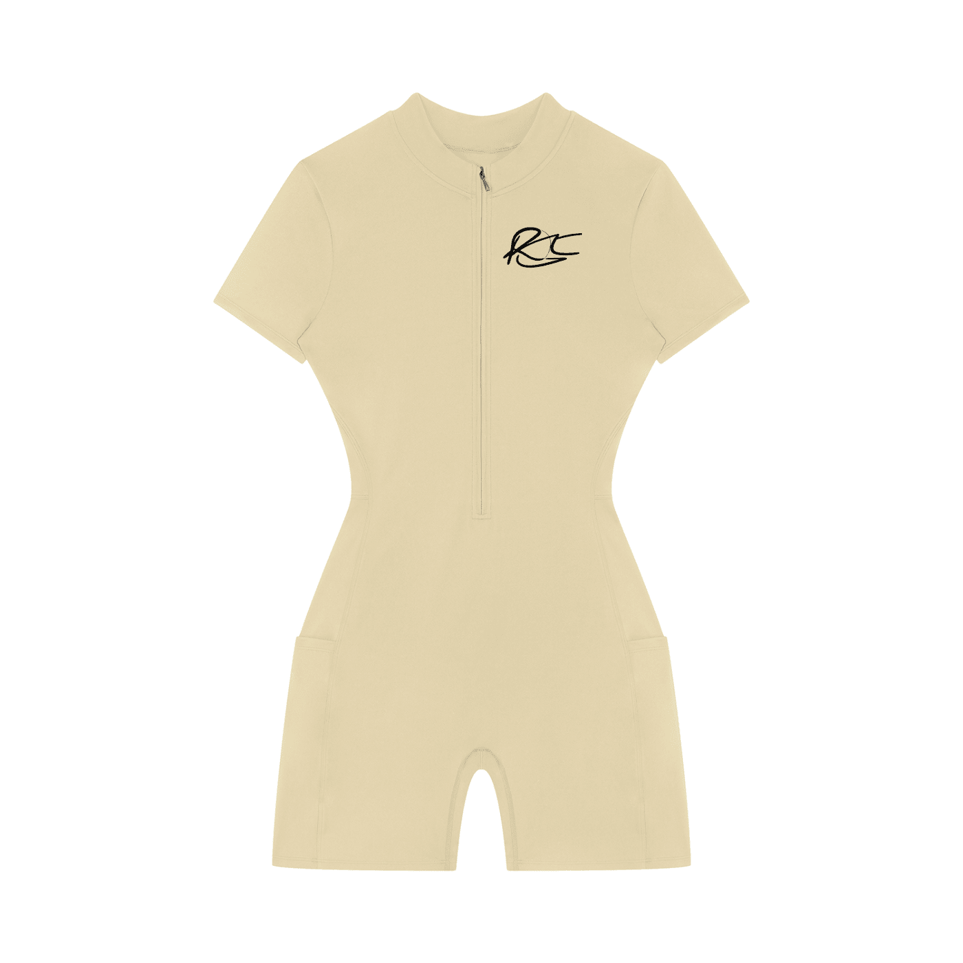 GRANTED Women's Quarter-Zip Romper - GRANTED STUDIOS