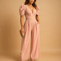 Mariana | Refined Puff Sleeve Jumpsuit - GRANTED STUDIOS