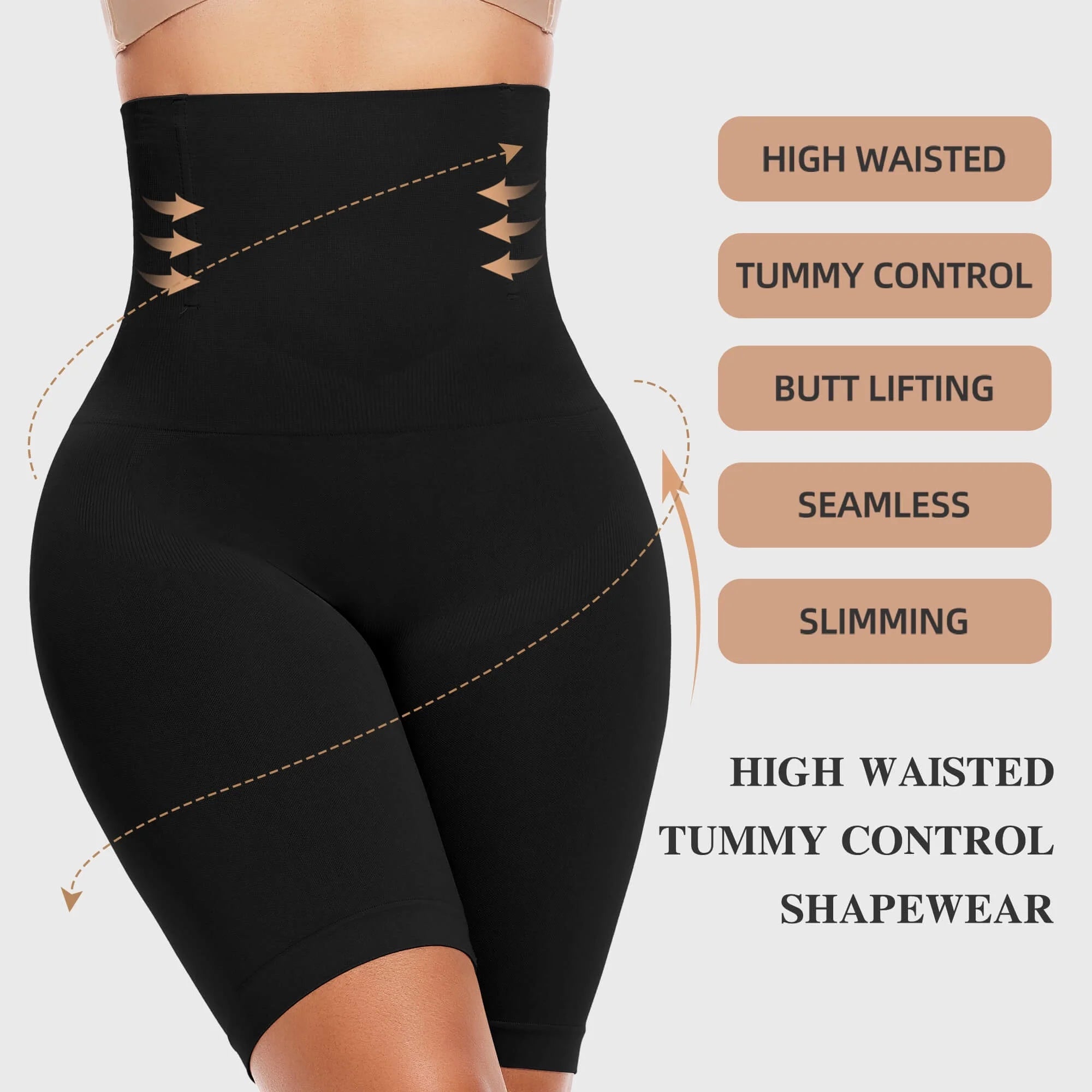 Women High-Waisted Shorts - GRANTED STUDIOS