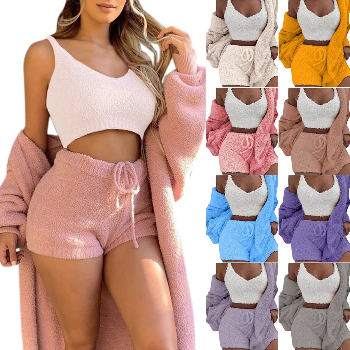 Women's 3-Piece Lounge Set - GRANTED STUDIOS