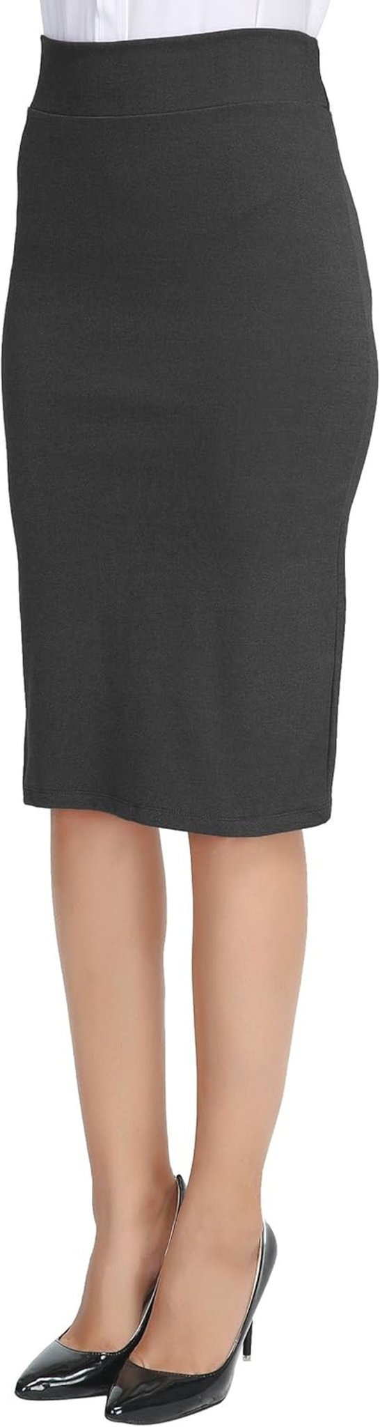 Women's Elastic Waist Pencil Skirt - GRANTED STUDIOS