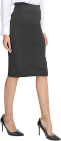 Women's Elastic Waist Pencil Skirt - GRANTED STUDIOS