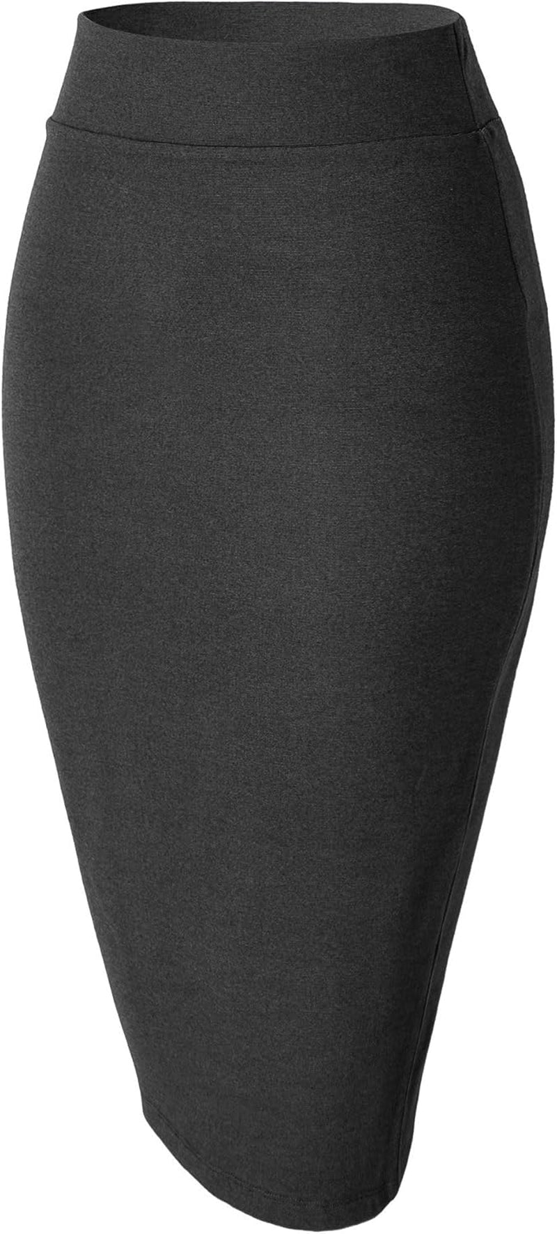 Women's Elastic Waist Pencil Skirt - GRANTED STUDIOS